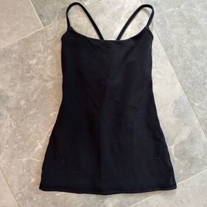 Lululemon black tank! Super cute strappy design in the back.